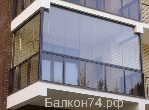 безрамное остекление в Челябинске