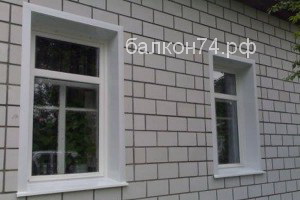 пластиковый откос снаружи