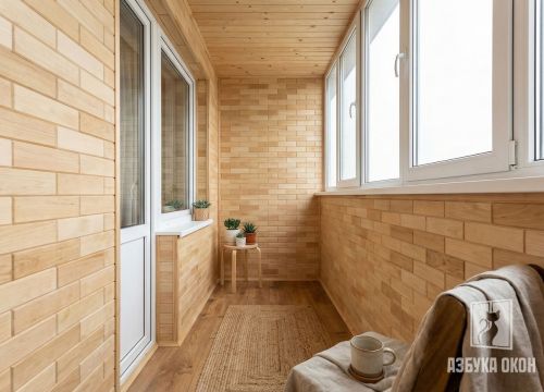 Balkon Otdelka Derevom002