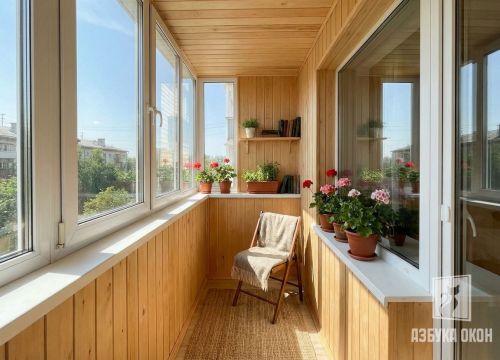 Balkon Otdelka Derevom004