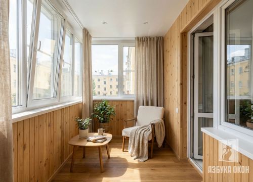 Balkon Otdelka Derevom005