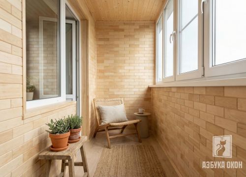 Balkon Otdelka Derevom014