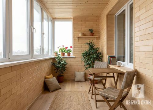 Balkon Otdelka Derevom030