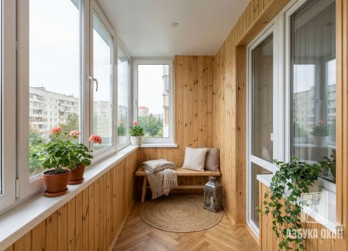 Balkon Otdelka Derevom035