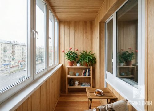 Balkon Otdelka Derevom040