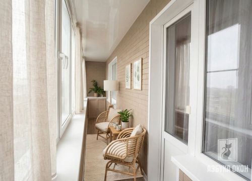 Balkon Otdelka Parket009