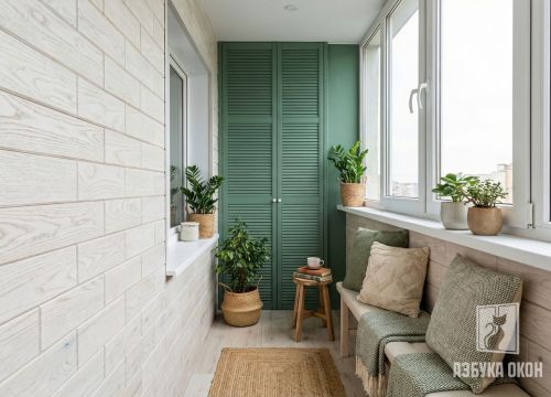 Balkon Otdelka Parket013