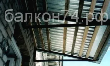 крыша на балконе 2 крыша на балконе 2